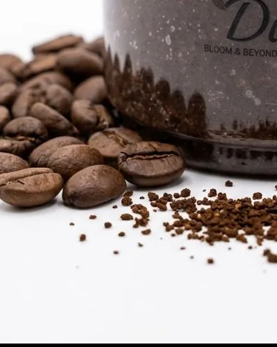 Dinea coffee body scrub with coffee beans